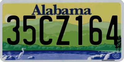 AL license plate 35CZ164