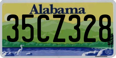 AL license plate 35CZ328