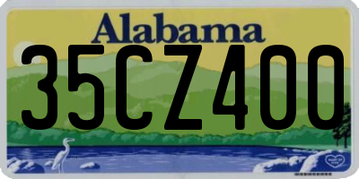 AL license plate 35CZ400