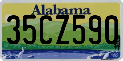 AL license plate 35CZ590