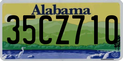 AL license plate 35CZ710