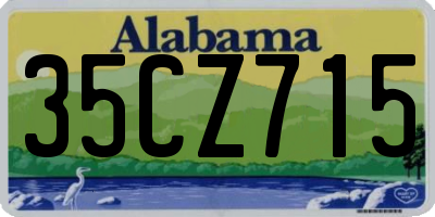 AL license plate 35CZ715