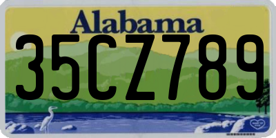 AL license plate 35CZ789