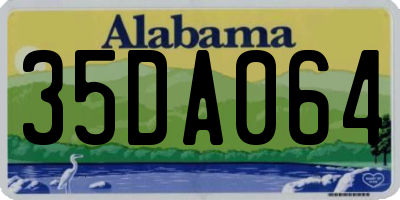 AL license plate 35DA064