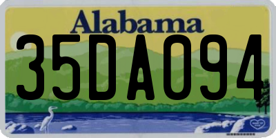 AL license plate 35DA094