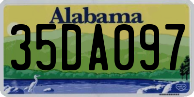 AL license plate 35DA097