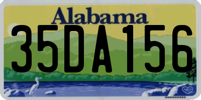 AL license plate 35DA156