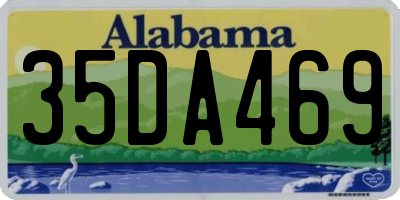 AL license plate 35DA469