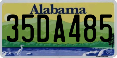 AL license plate 35DA485