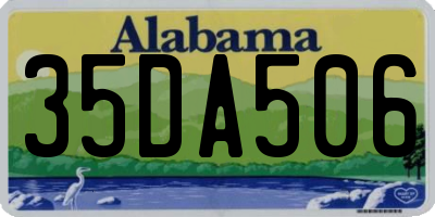 AL license plate 35DA506