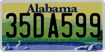 AL license plate 35DA599