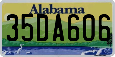 AL license plate 35DA606