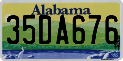 AL license plate 35DA676