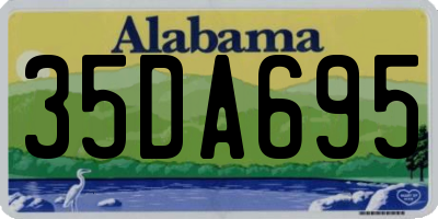 AL license plate 35DA695