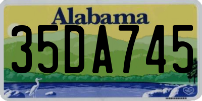 AL license plate 35DA745