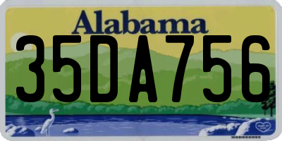 AL license plate 35DA756