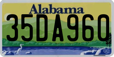 AL license plate 35DA960
