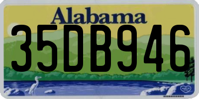 AL license plate 35DB946