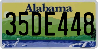 AL license plate 35DE448