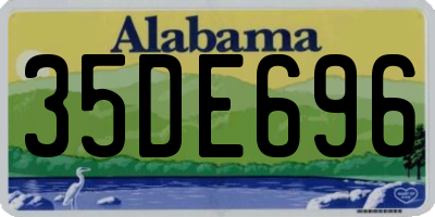 AL license plate 35DE696