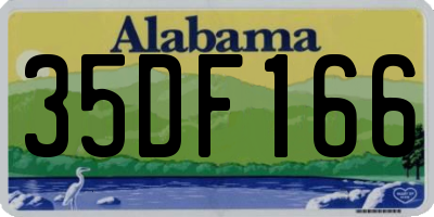 AL license plate 35DF166