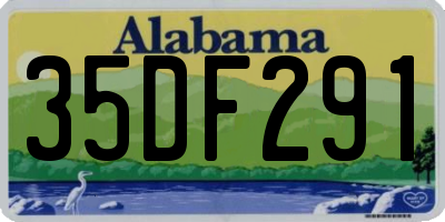 AL license plate 35DF291
