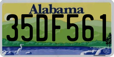 AL license plate 35DF561
