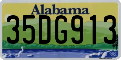 AL license plate 35DG913
