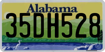 AL license plate 35DH528