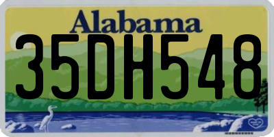 AL license plate 35DH548