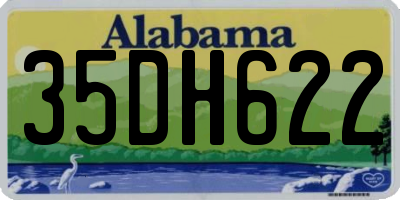 AL license plate 35DH622
