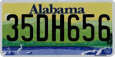 AL license plate 35DH656