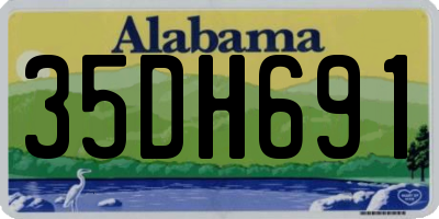 AL license plate 35DH691