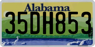 AL license plate 35DH853