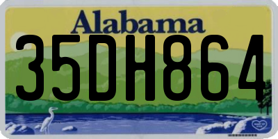 AL license plate 35DH864