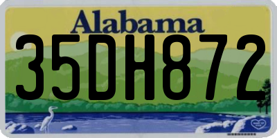 AL license plate 35DH872