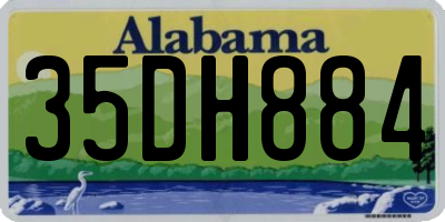 AL license plate 35DH884
