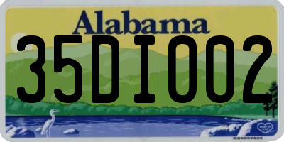 AL license plate 35DI002