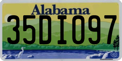 AL license plate 35DI097