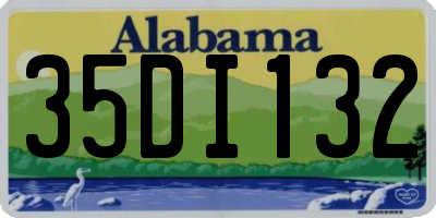 AL license plate 35DI132