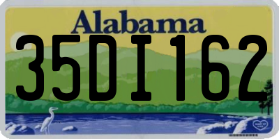 AL license plate 35DI162