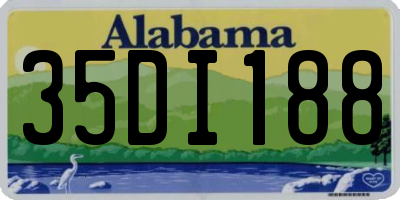 AL license plate 35DI188
