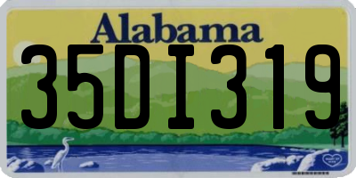 AL license plate 35DI319