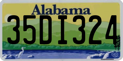 AL license plate 35DI324