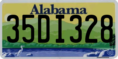 AL license plate 35DI328