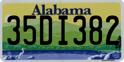 AL license plate 35DI382
