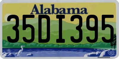 AL license plate 35DI395