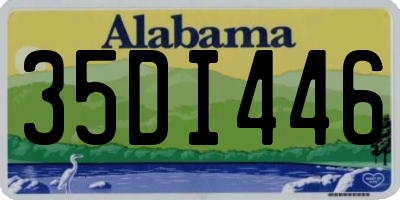 AL license plate 35DI446