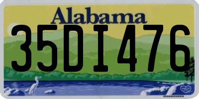AL license plate 35DI476