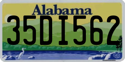 AL license plate 35DI562